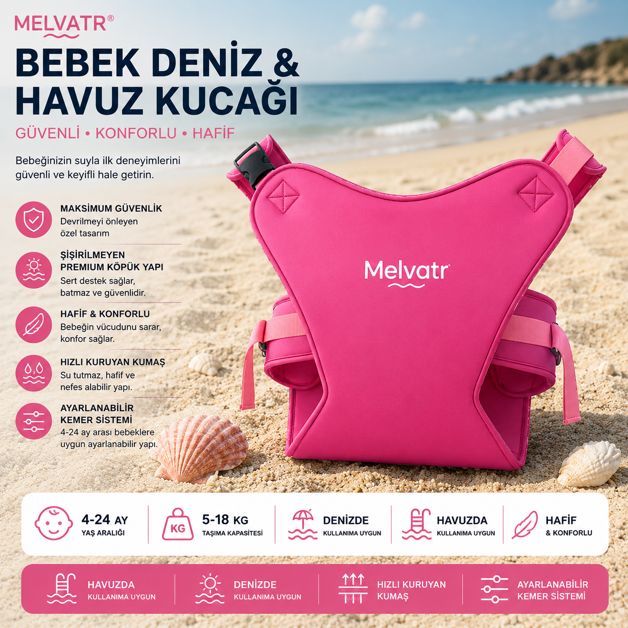 MELVA Havuz & Deniz Ana Kucağı / Kanguru