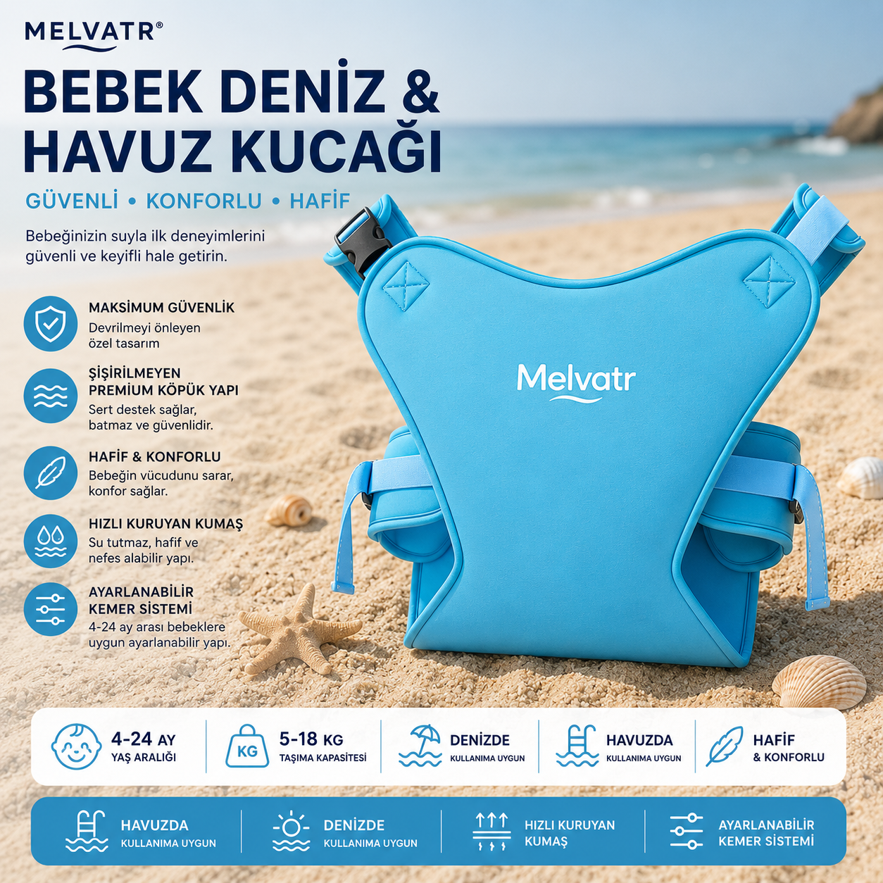 MELVA Havuz & Deniz Ana Kucağı / Kanguru